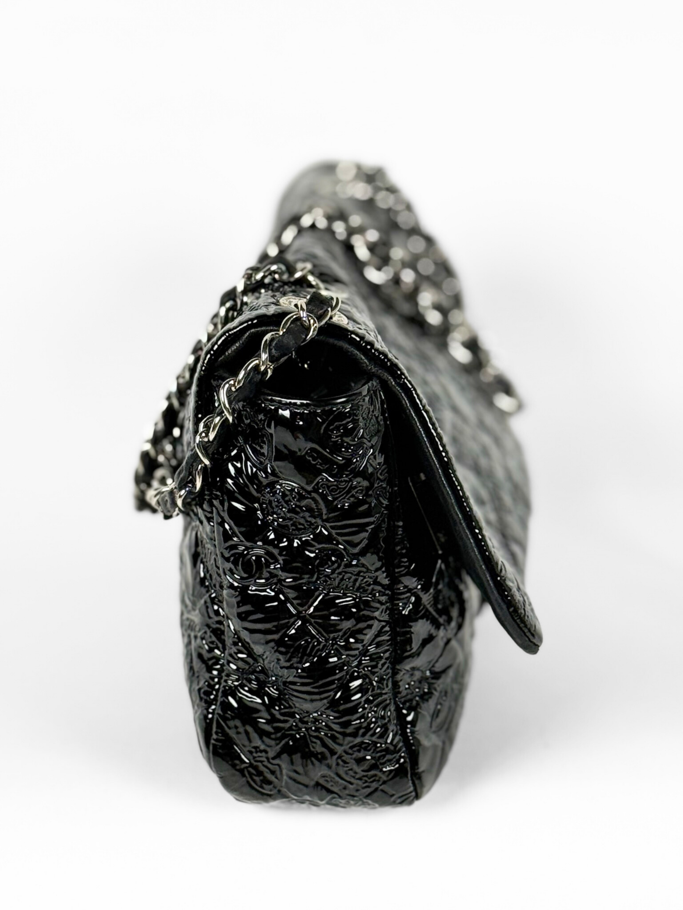 Chanel Lucky Symbols Patent Flap Bag