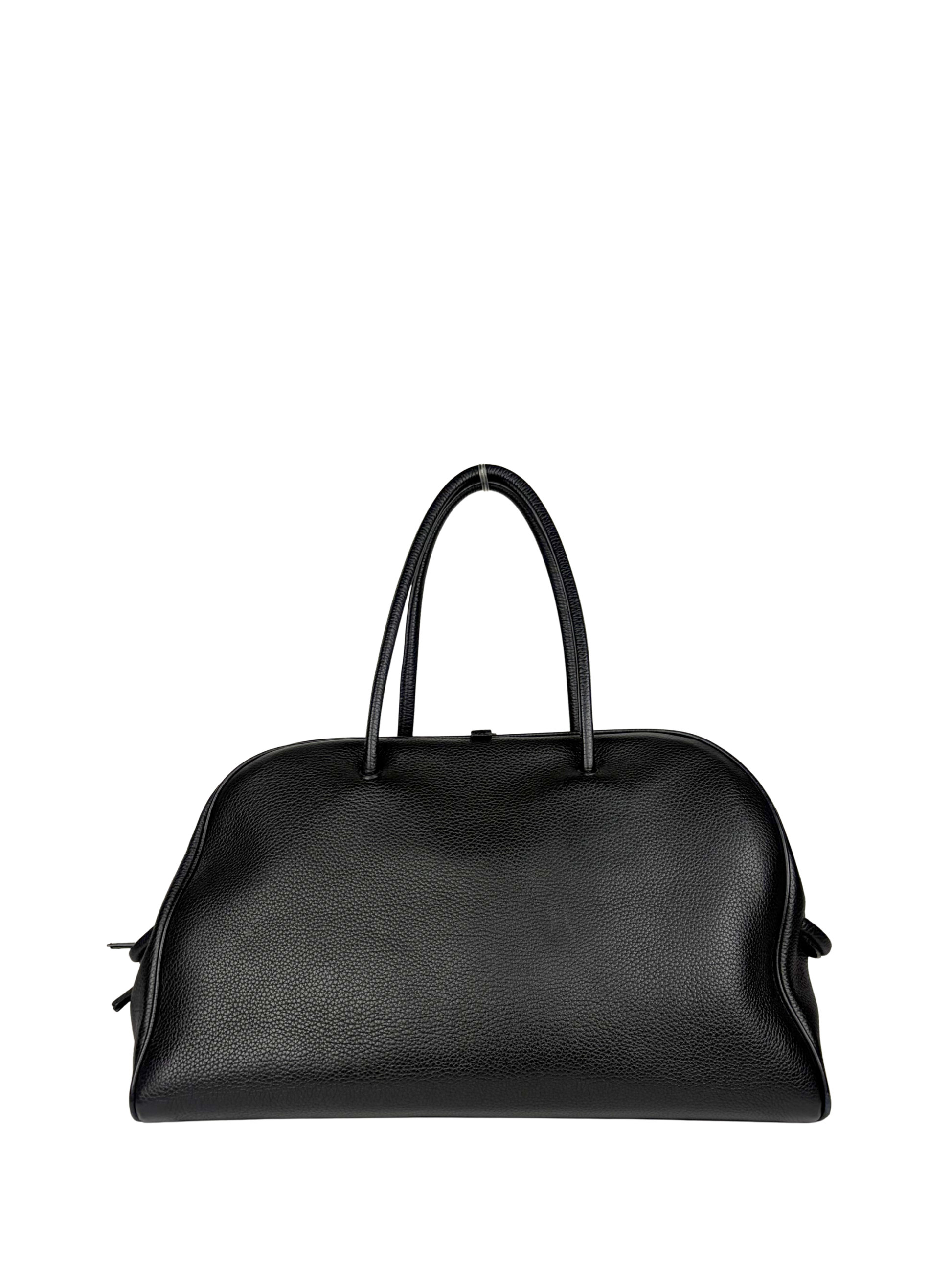 Jacquemus Le Grand Turismo Bag in Black Grained Leather