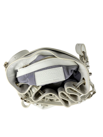 Alexander Wang Studded Diego Bucket Bag in Off-White