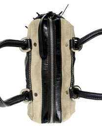 Vintage Givenchy Suede and Leather Small Boston Bag
