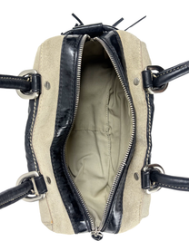 Vintage Givenchy Suede and Leather Small Boston Bag