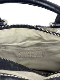Vintage Givenchy Suede and Leather Small Boston Bag