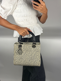 Dior Lady Dior Medium Printed Python Bag