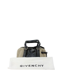 Vintage Givenchy Suede and Leather Small Boston Bag