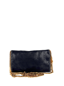 Stella McCartney Falabella Shaggy Deer Gold-Chain Crossbody Flap Bag
