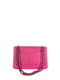 Chanel Jumbo Classic Double Flap Bag in Magenta Pink