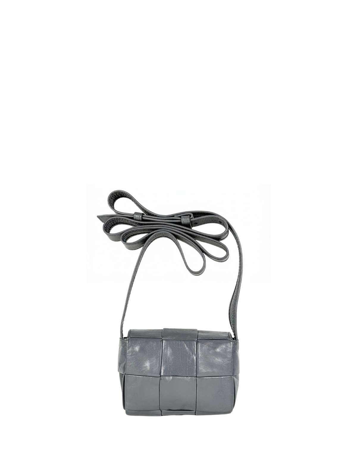 Bottega Veneta Candy Cassette Bag in Paper Crinkled Leather