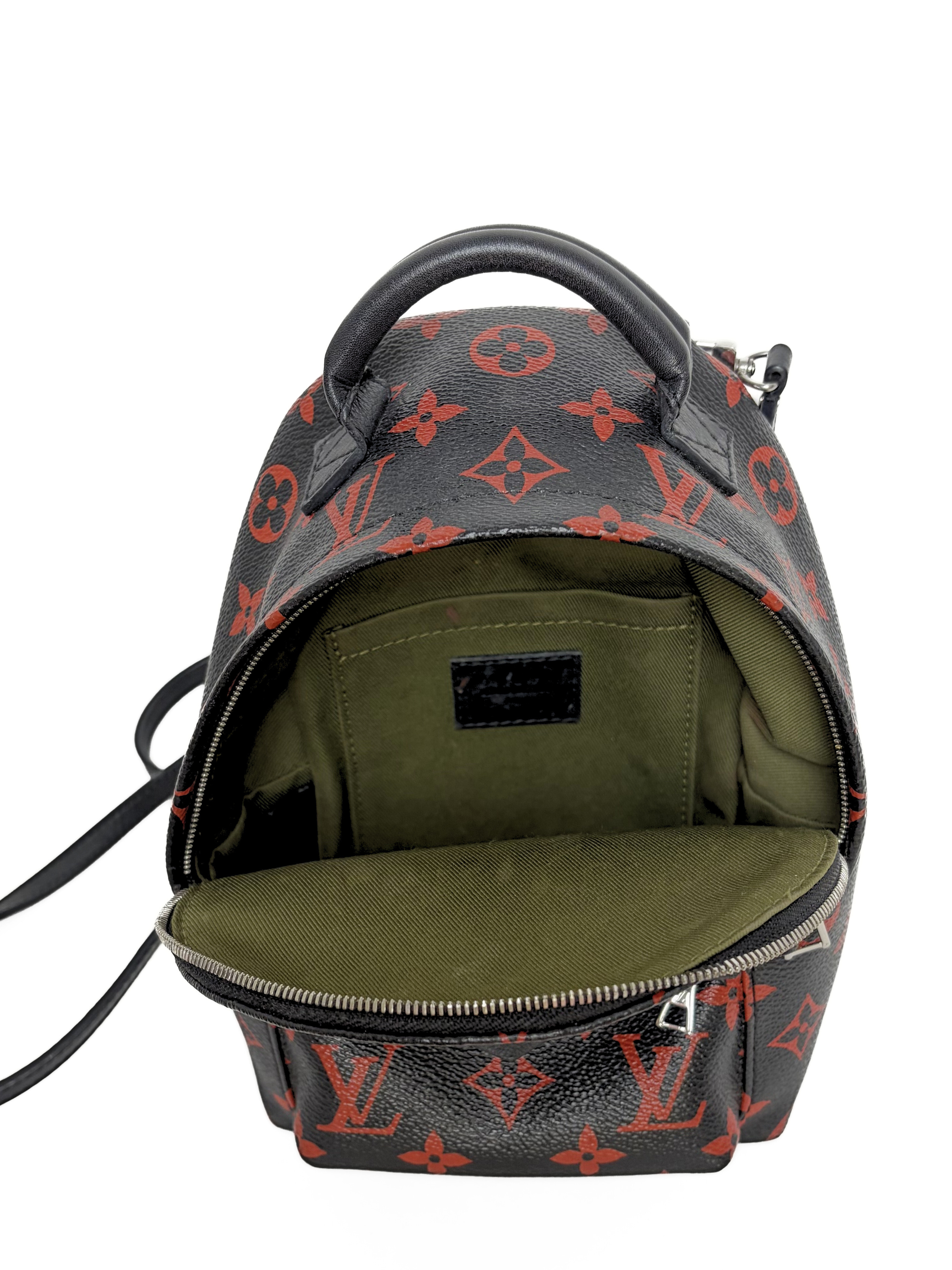 Louis Vuitton Palm Springs Backpack Mini Monogram Infrarouge