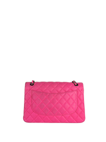 Chanel Jumbo Classic Double Flap Bag in Magenta Pink