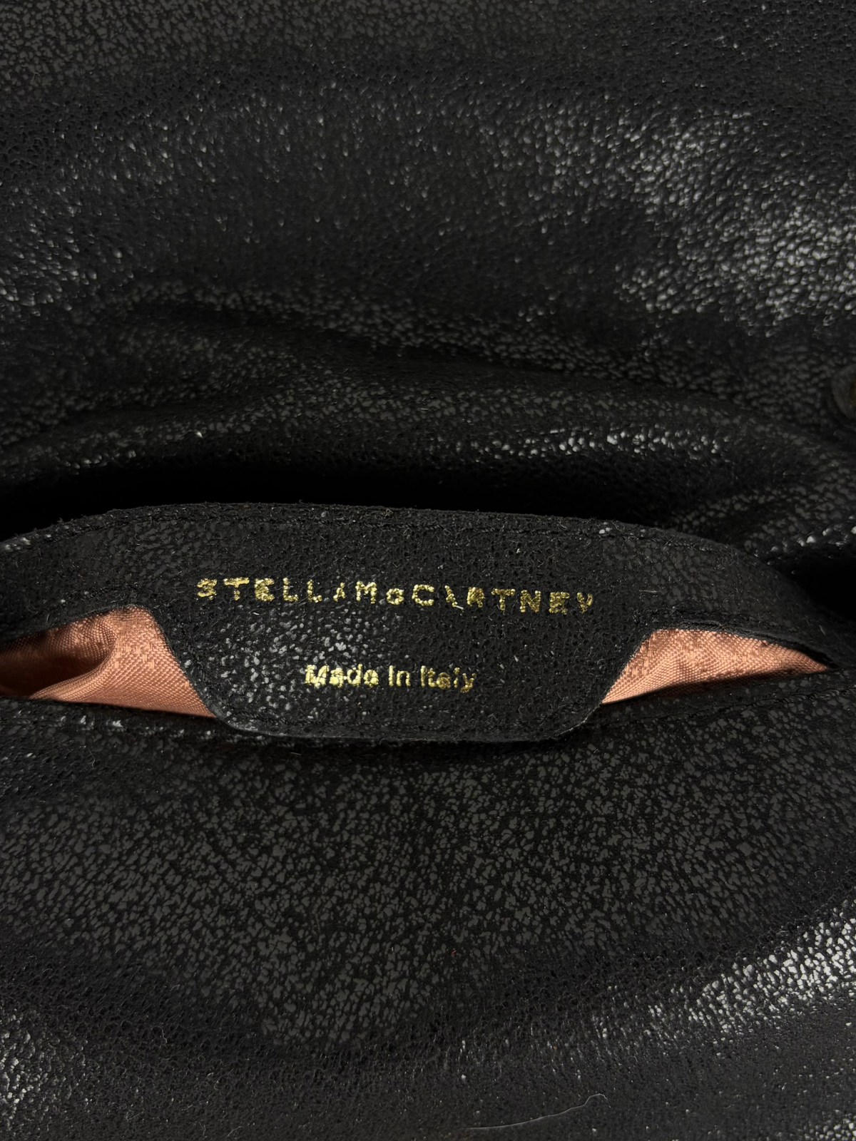 Stella McCartney Falabella Shaggy Deer Gold-Chain Crossbody Flap Bag