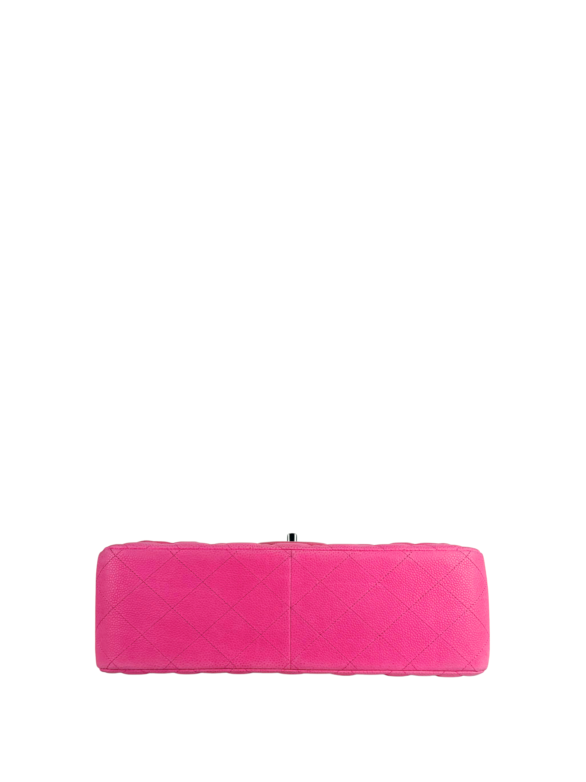 Chanel Jumbo Classic Double Flap Bag in Magenta Pink