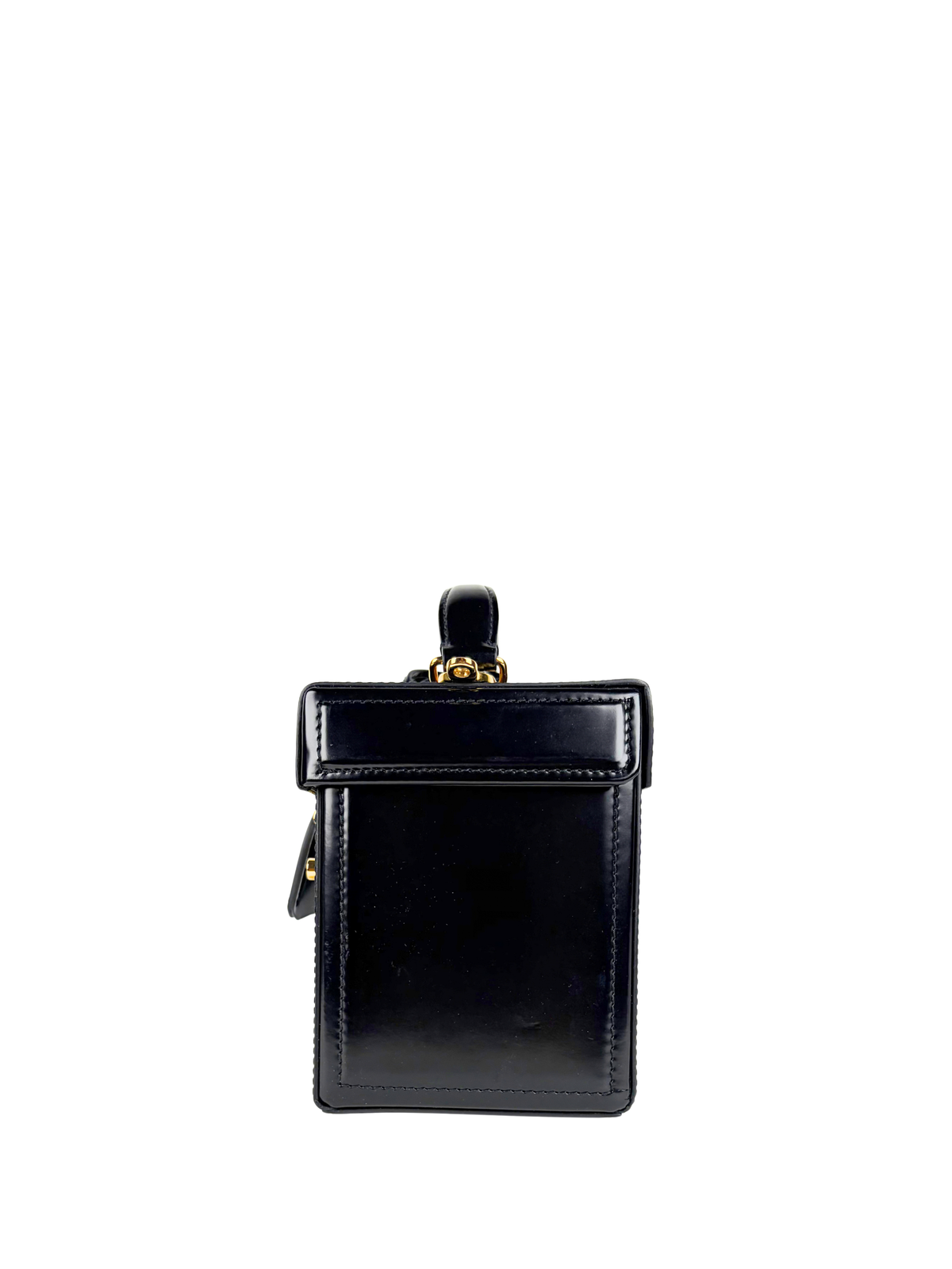 Mark Cross Mini Leather Top Handle Bag