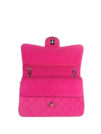 Chanel Jumbo Classic Double Flap Bag in Magenta Pink
