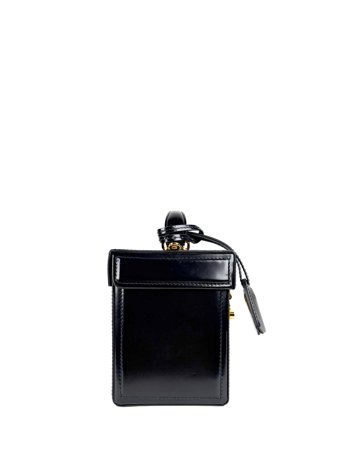 Mark Cross Mini Leather Top Handle Bag
