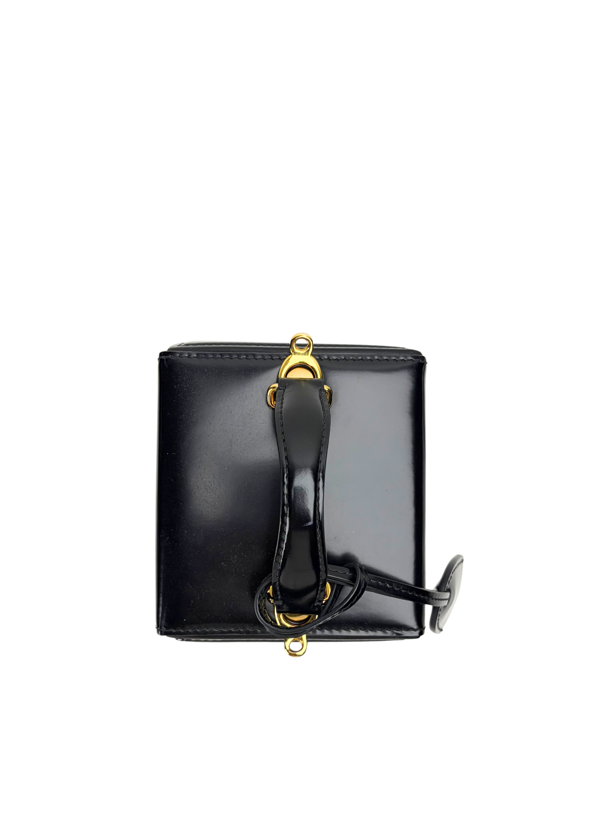 Mark Cross Mini Leather Top Handle Bag