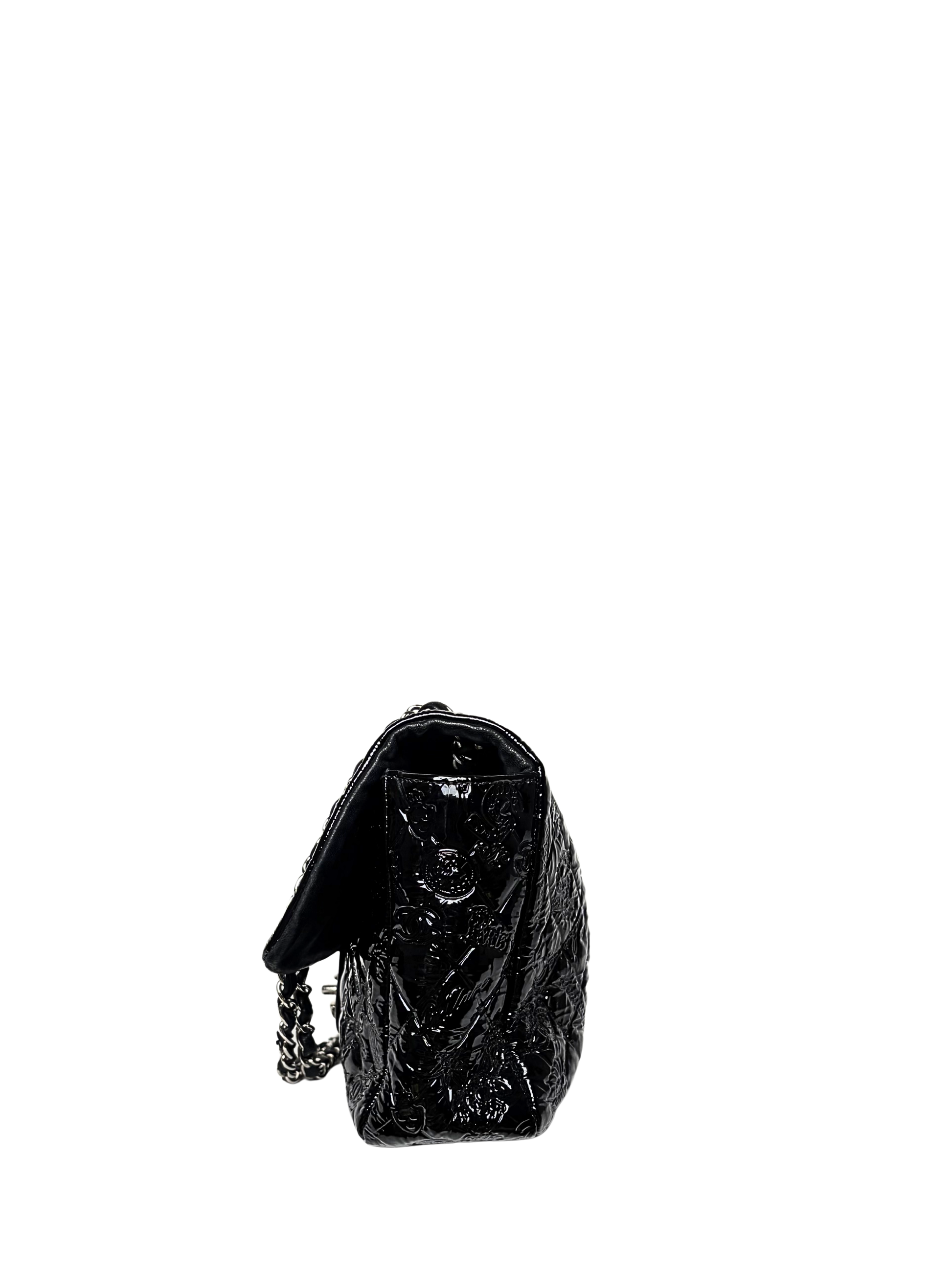 Chanel Lucky Symbols Patent Flap Bag