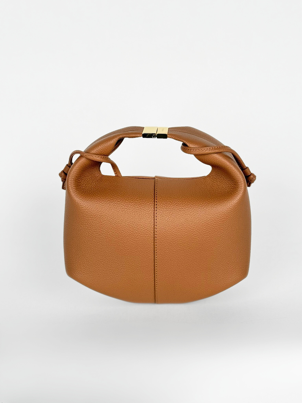Polène Béri Leather Camel Bag