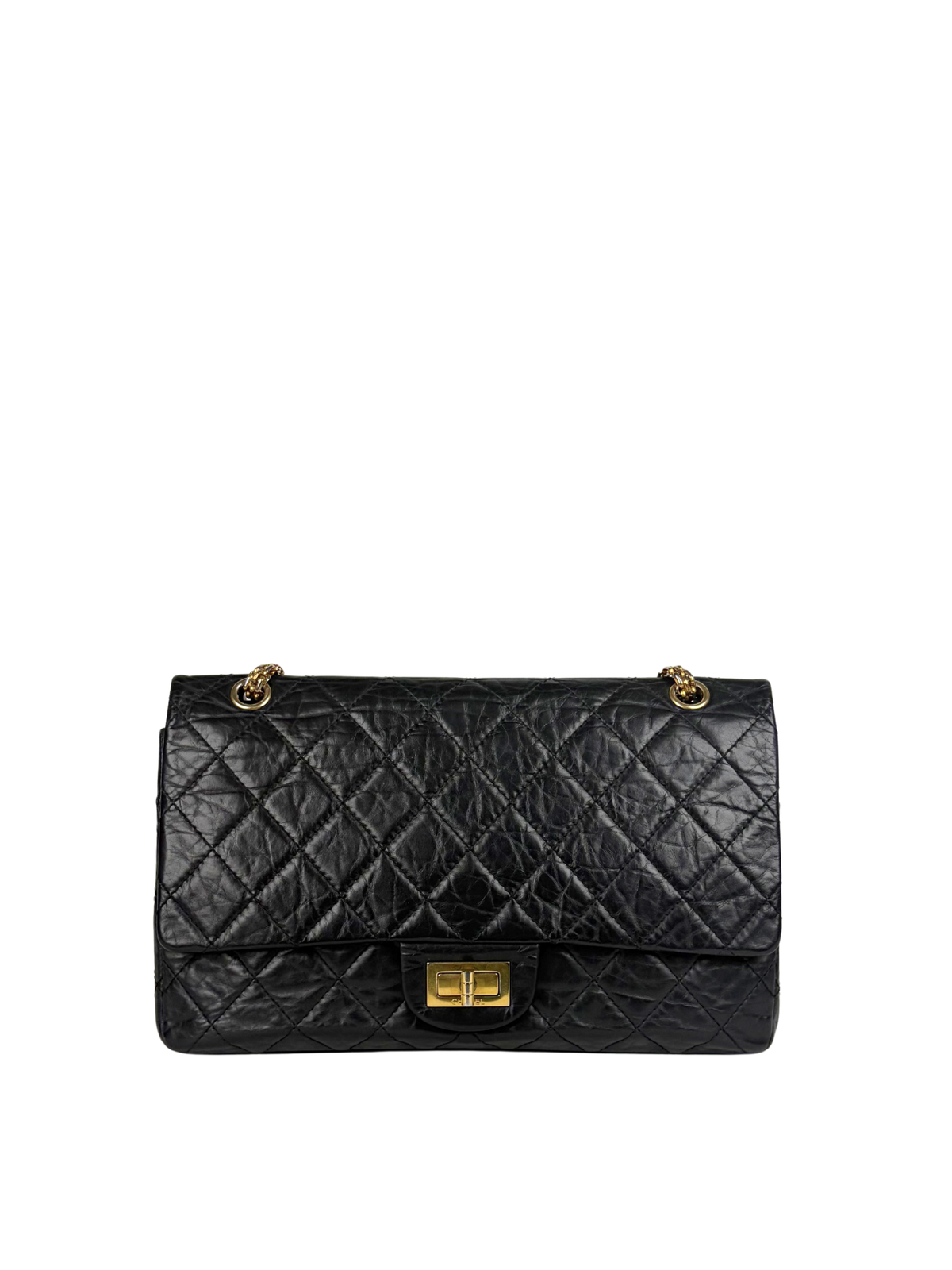 Chanel 2.55 Large Handbag in Aged Calfskin