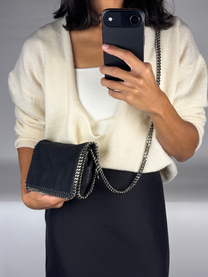 Stella McCartney Falabella Shaggy Deer Crossbody Flap Bag