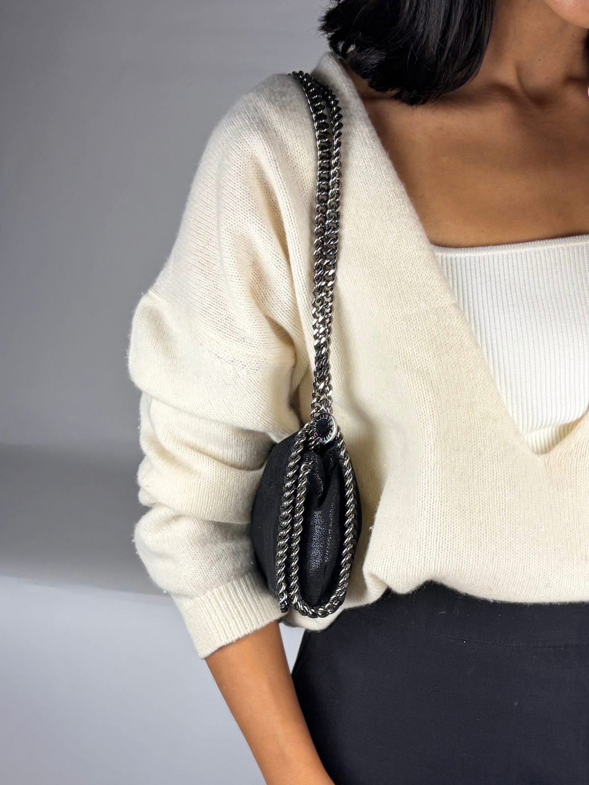 Stella McCartney Falabella Shaggy Deer Crossbody Flap Bag