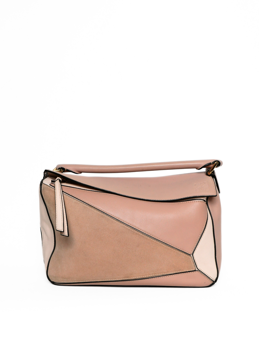 Loewe Small Puzzle Bag in Blush Multi-Tone Leather