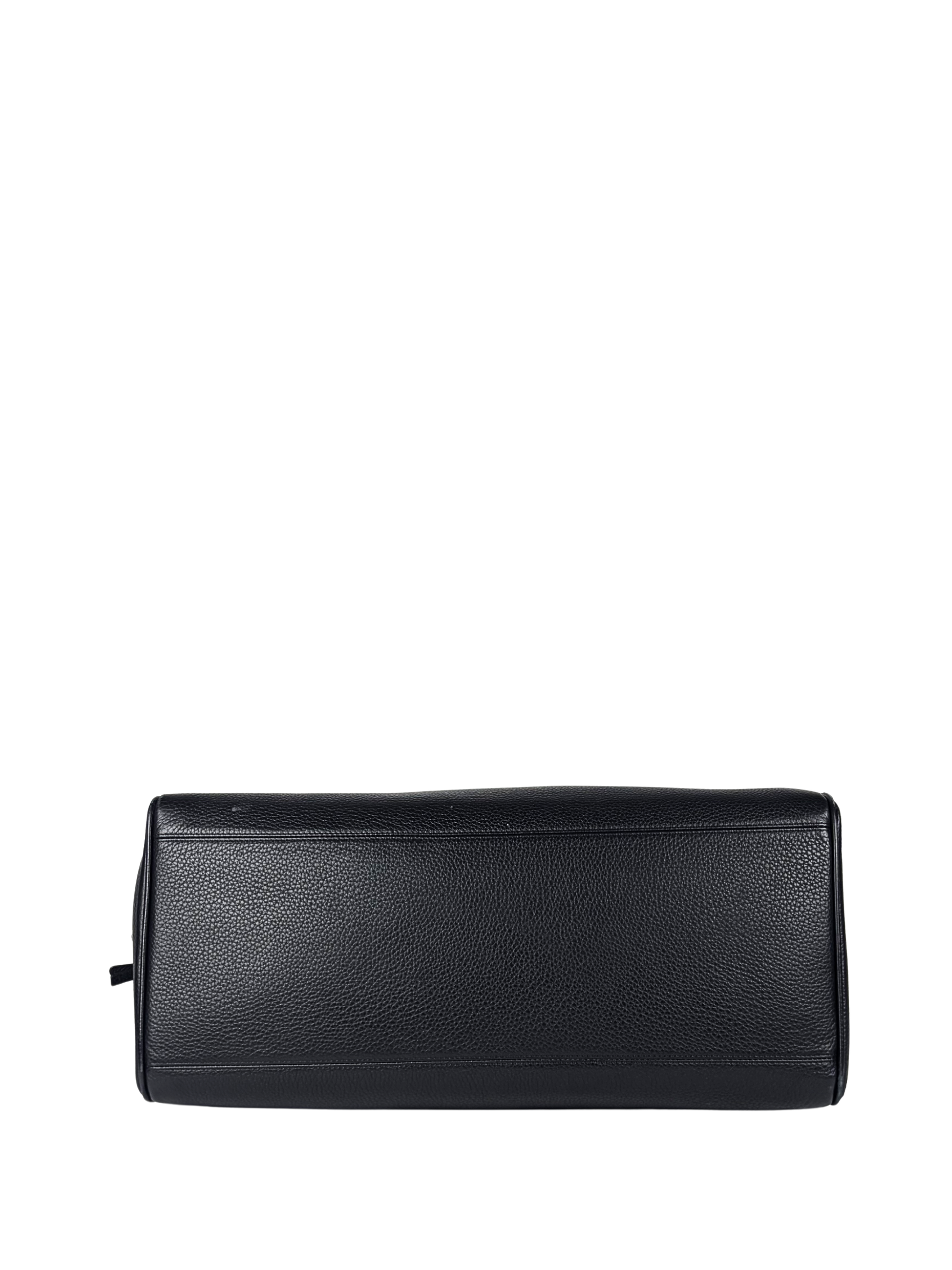 Jacquemus Le Grand Turismo Bag in Black Grained Leather