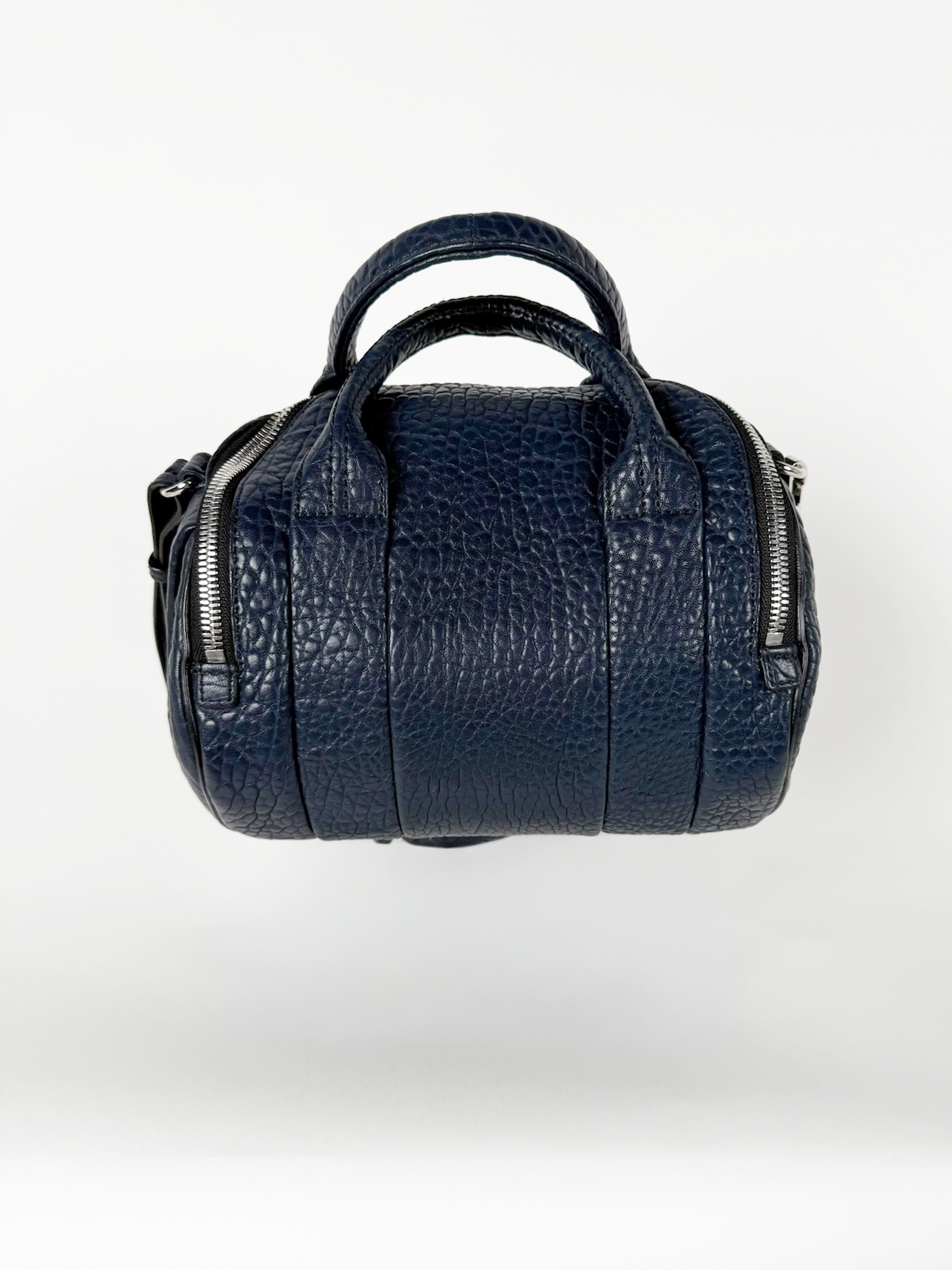 Alexander Wang Leather Rocco Studded Bag Navy