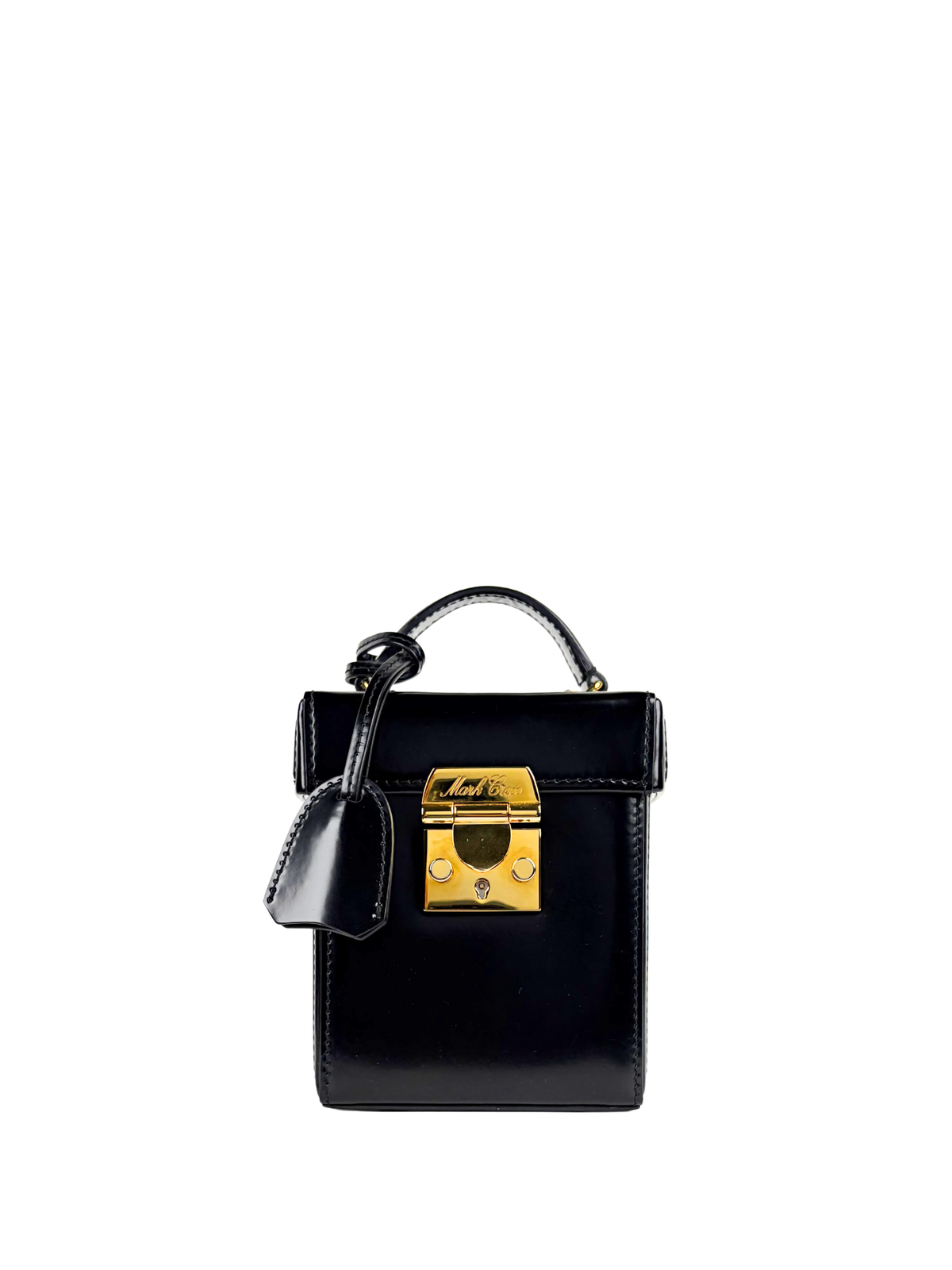 Mark Cross Mini Leather Top Handle Bag