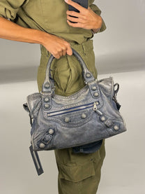 Balenciaga Giant Covered Brogues City Bag