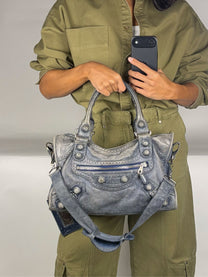 Balenciaga Giant Covered Brogues City Bag