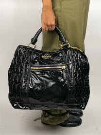 Miu Miu Patent Matelassé Tote